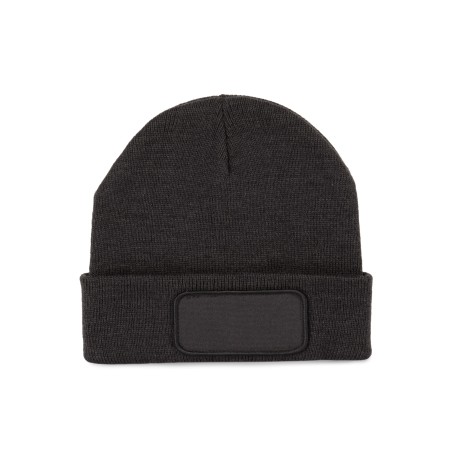 Gorro reciclado con parche