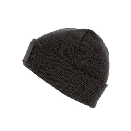 Gorro reciclado con parche