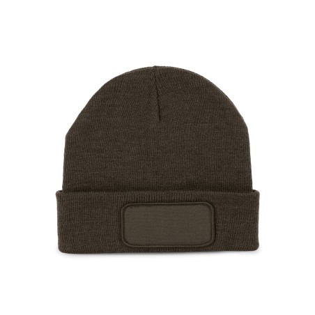 Gorro reciclado con parche