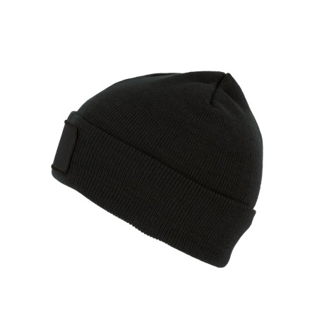 Gorro reciclado con parche y forro Thinsulate™