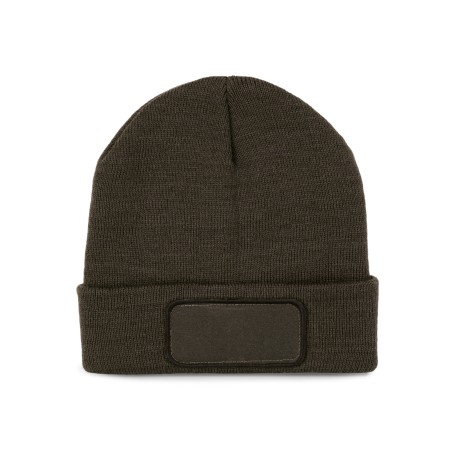 Gorro reciclado con parche y forro Thinsulate™