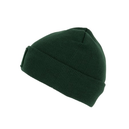 Recycled beanie with patch and Thinsulate™  lining