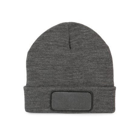 Recycled beanie with patch and Thinsulate™  lining