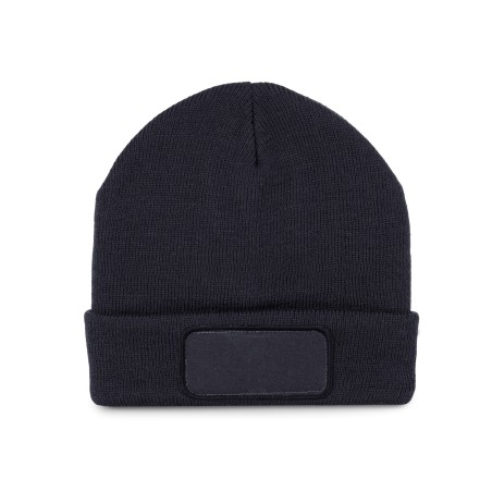 Gorro reciclado con parche y forro Thinsulate™