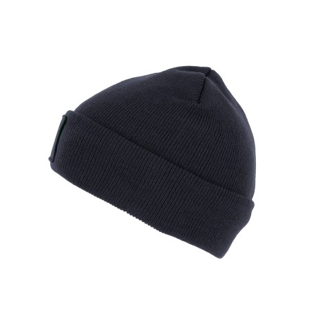 Recycled beanie with patch and Thinsulate™  lining