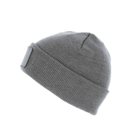 Recycled beanie with patch and Thinsulate™  lining