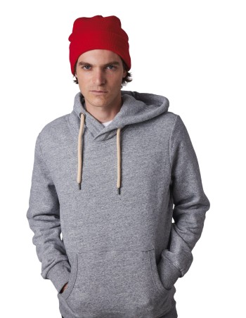 Gorro punto reciclado con dobladillo