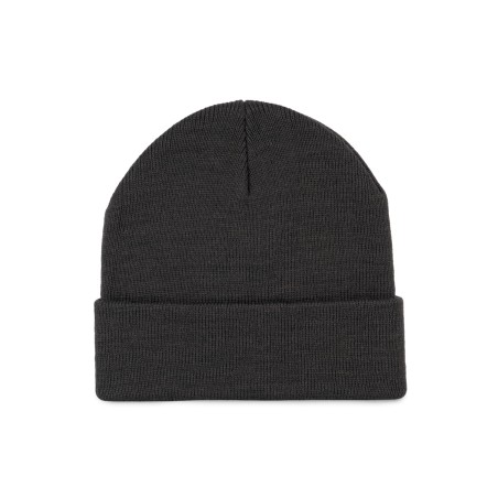 Gorro punto reciclado con dobladillo