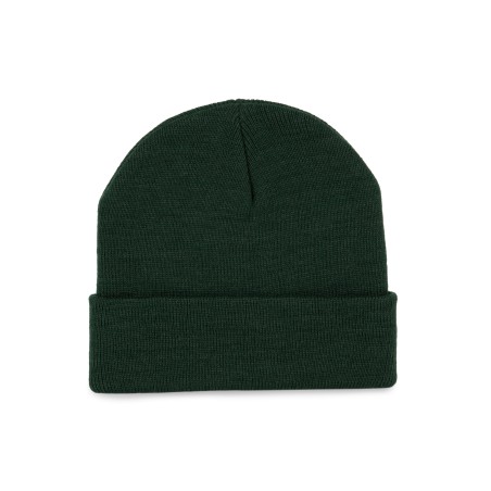 Gorro punto reciclado con dobladillo