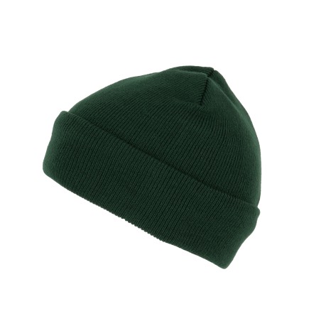 Gorro punto reciclado con dobladillo