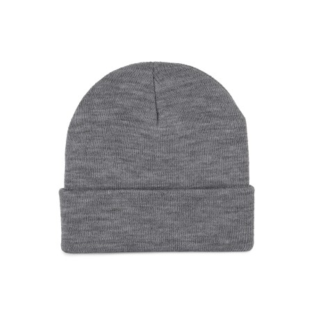 Gorro punto reciclado con dobladillo