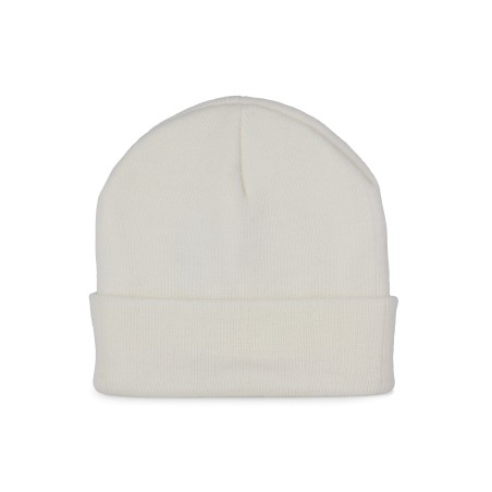 Gorro punto reciclado con dobladillo