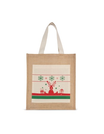Shopping bag with Christmas patterns 2