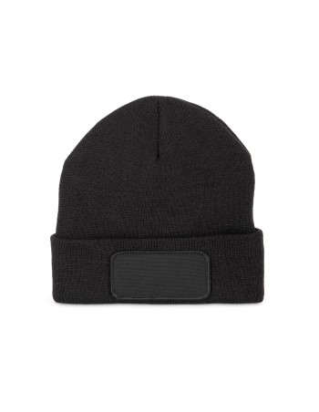 Beanie with patch and Thinsulate lining 2