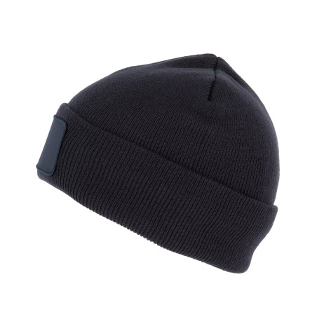 Beanie with patch and Thinsulate lining