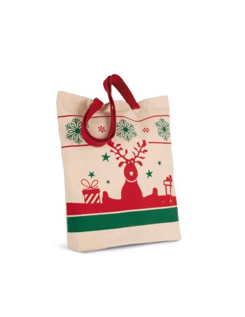 Bolsa shopper con motivos navideños