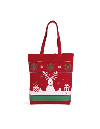 Bolsa shopper con motivos navideños 2