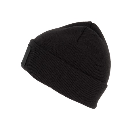 Beanie with patch