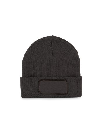 Beanie with patch 2