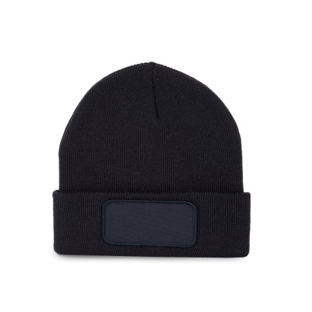 Beanie with patch