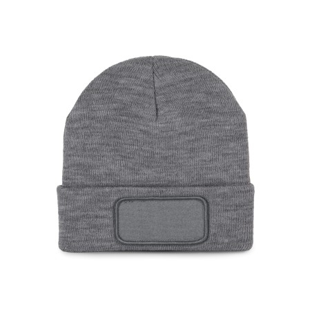 Beanie with patch