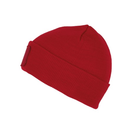 Beanie with patch