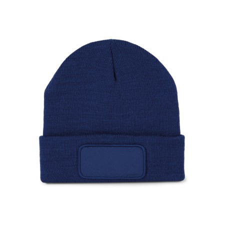 Beanie with patch