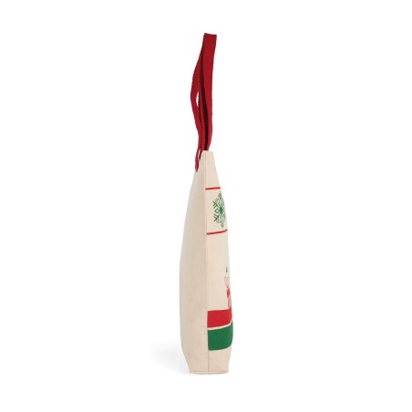 Shopping bag with Christmas patterns