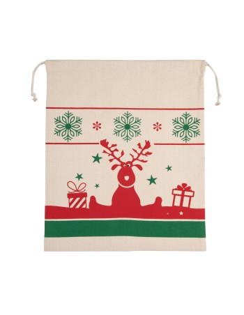 Drawstring bag with Christmas patterns 2